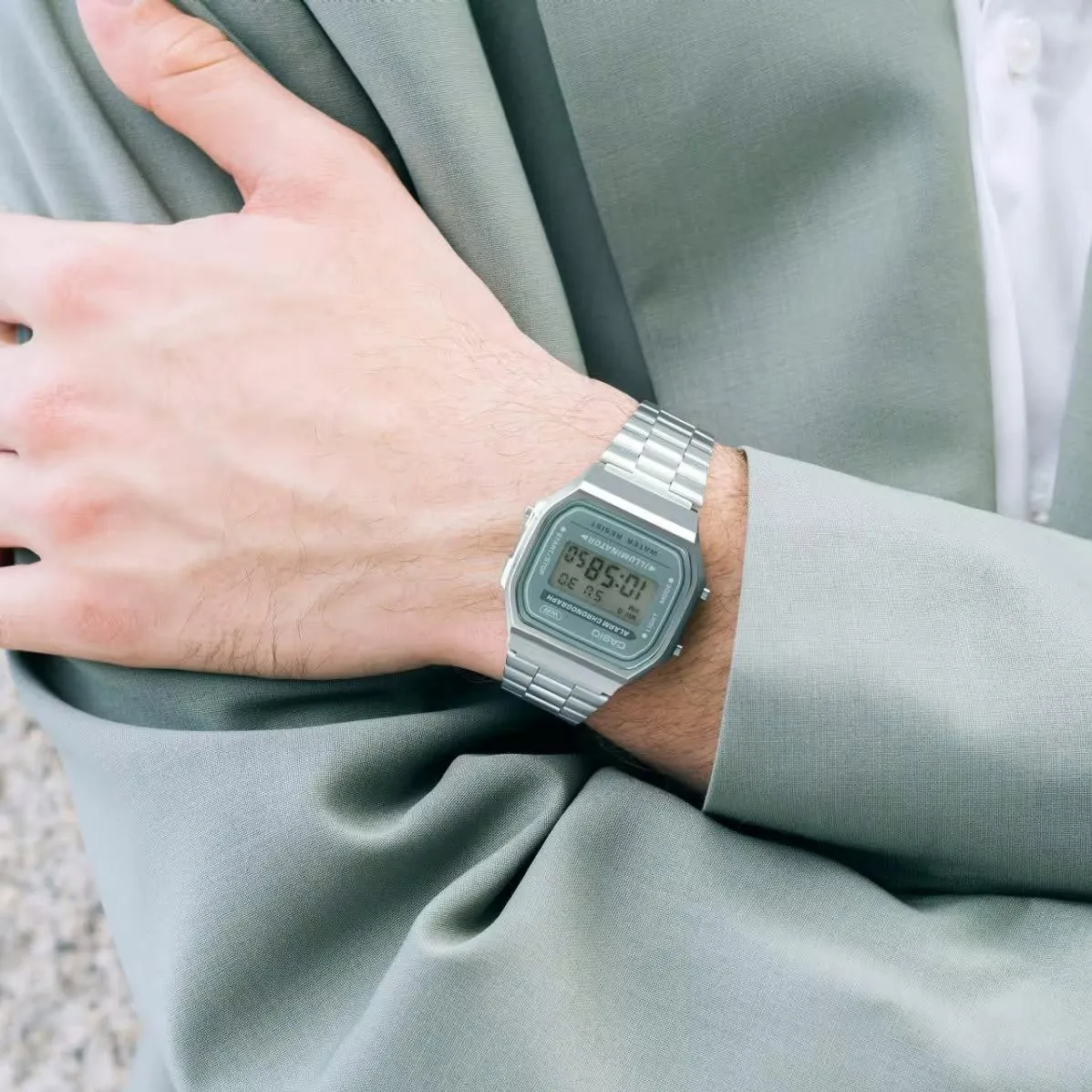 Часы  Casio  Vintage Casio A-168WA-3A (фото 11)