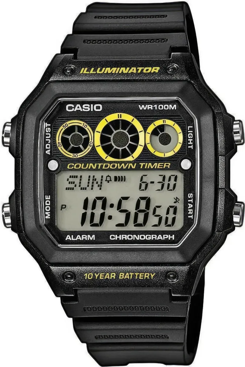 Наручные часы  Casio  Collection Casio AE-1300WH-1A (фото 1)