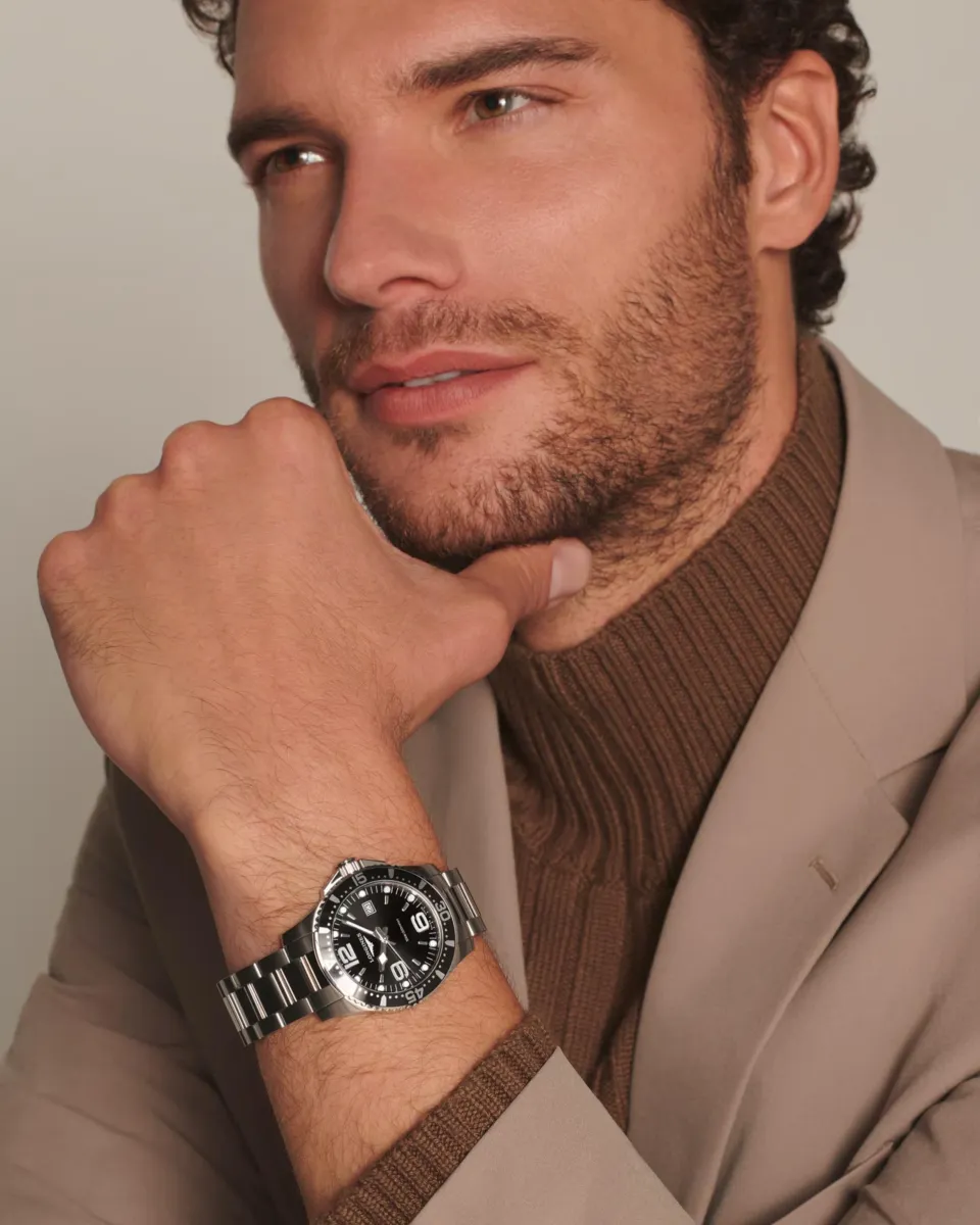 Наручные часы  Longines  HydroConquest Longines L3.730.4.56.6 (фото 6)