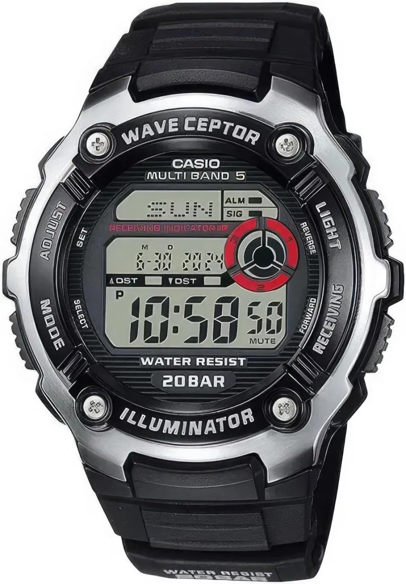Наручные часы  Casio  Radio Controlled Casio WV-200R-1A (фото 1)