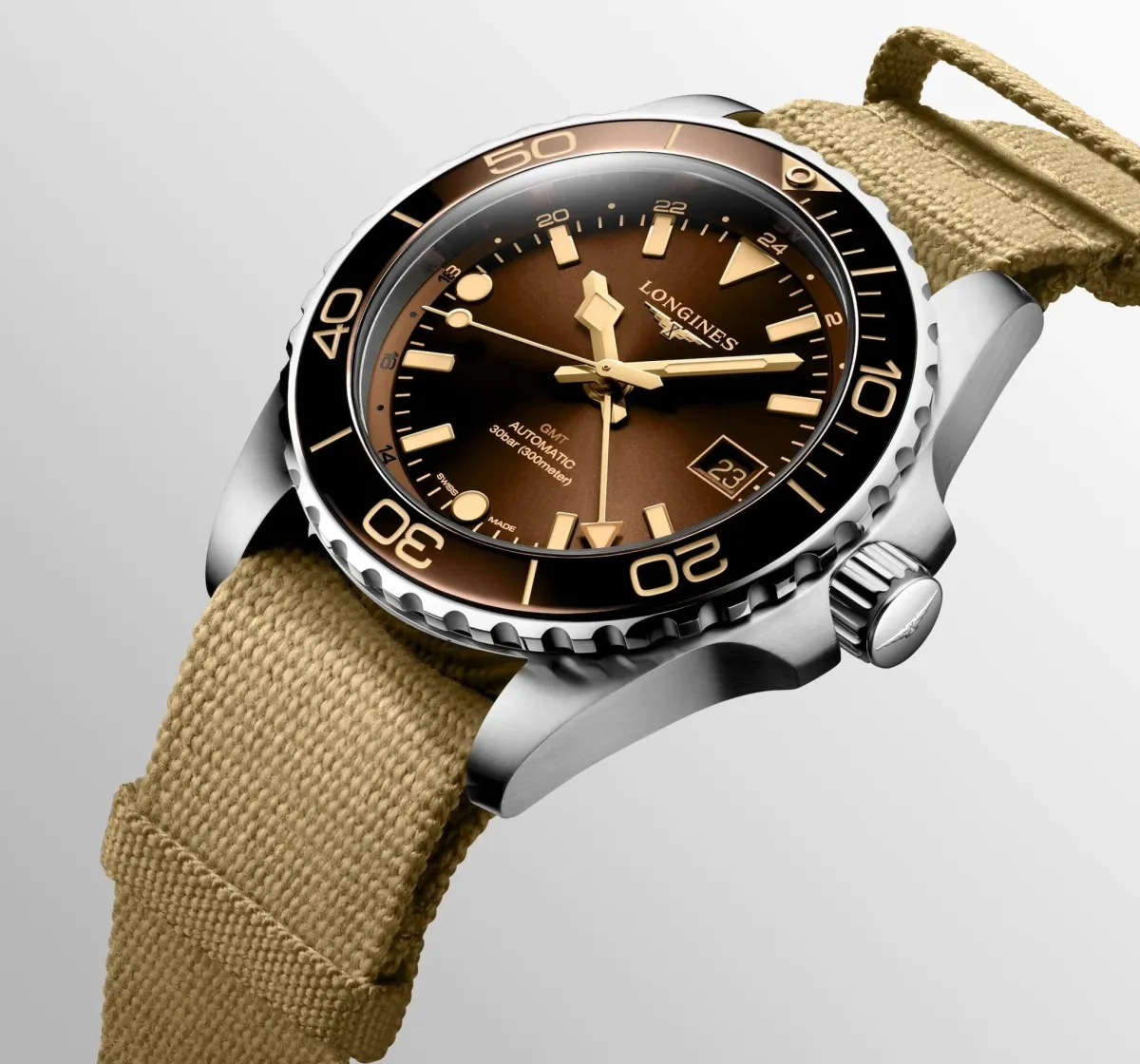 Наручные часы  Longines  HydroConquest GMT Longines L3.790.4.66.2 (фото 5)