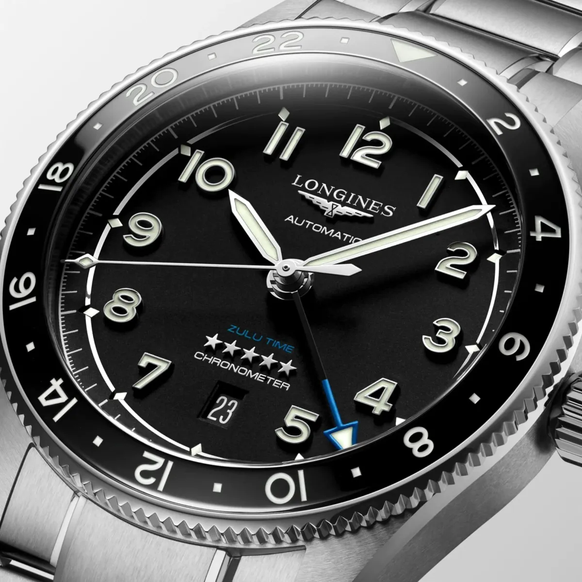 Наручные часы  Longines  Spirit Zulu Time Longines L3.812.4.53.6 (фото 6)