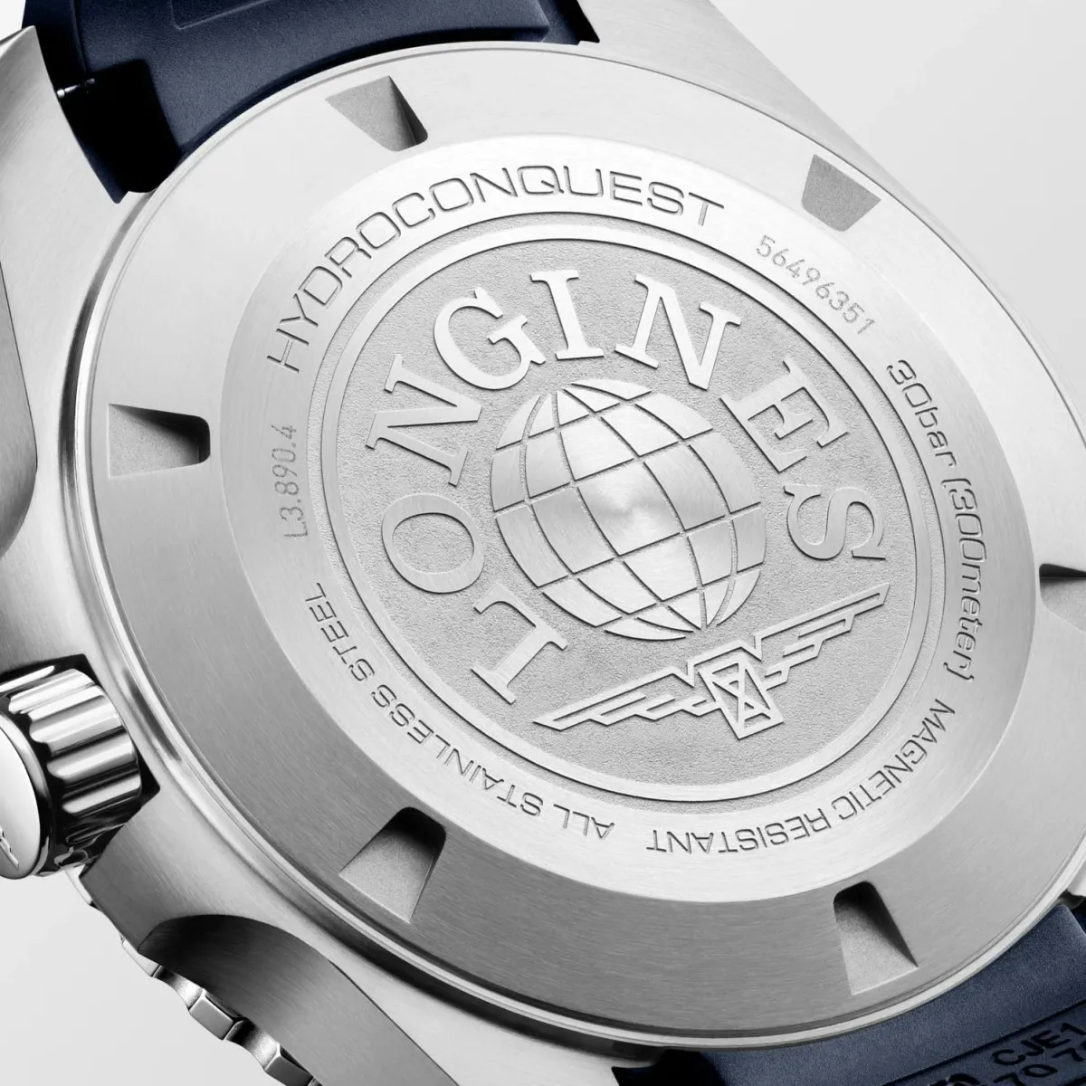 Наручные часы  Longines  HydroConquest GMT Longines L3.890.4.96.9 (фото 3)
