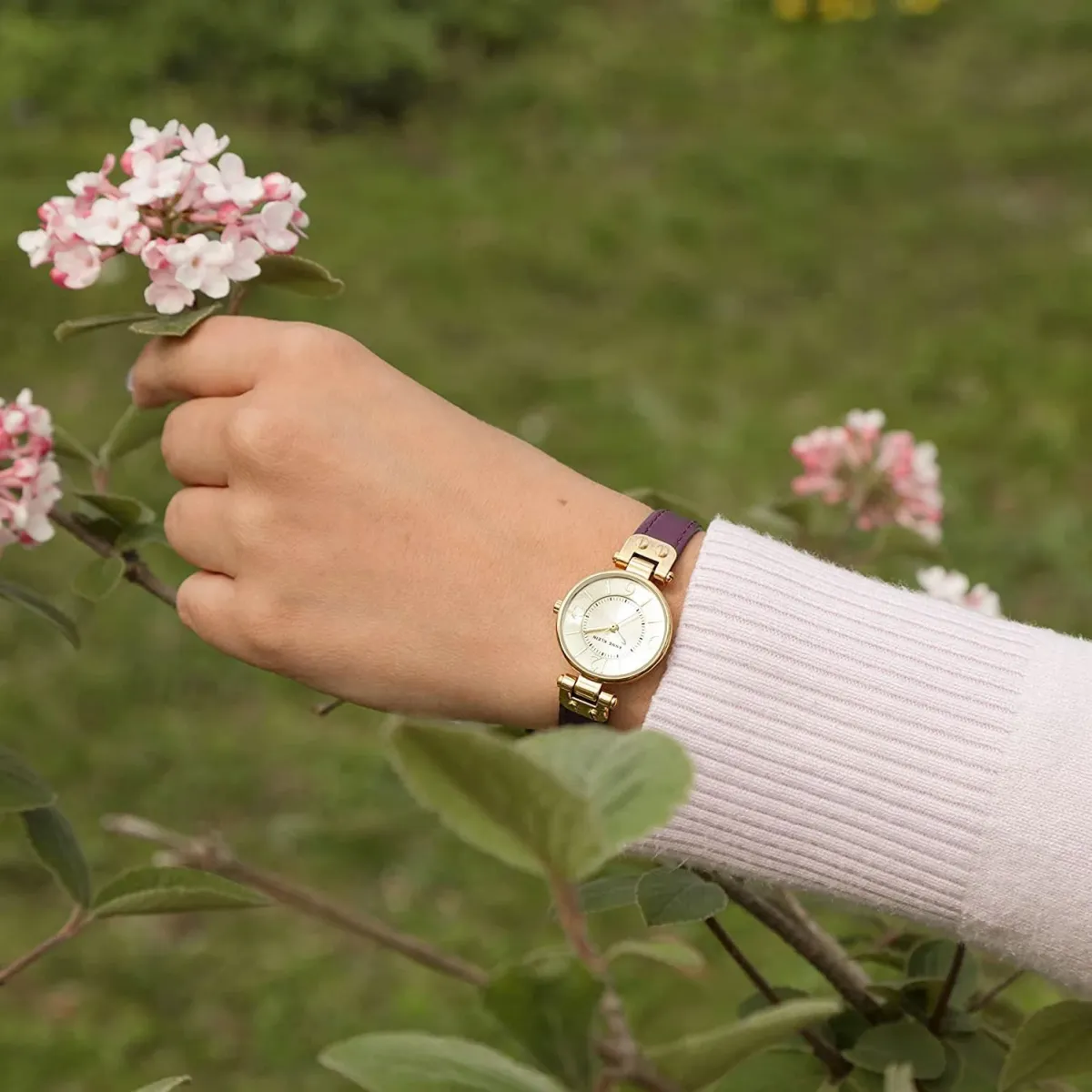 Наручные часы  Anne Klein  Leather Anne Klein 9442CHPR (фото 4)