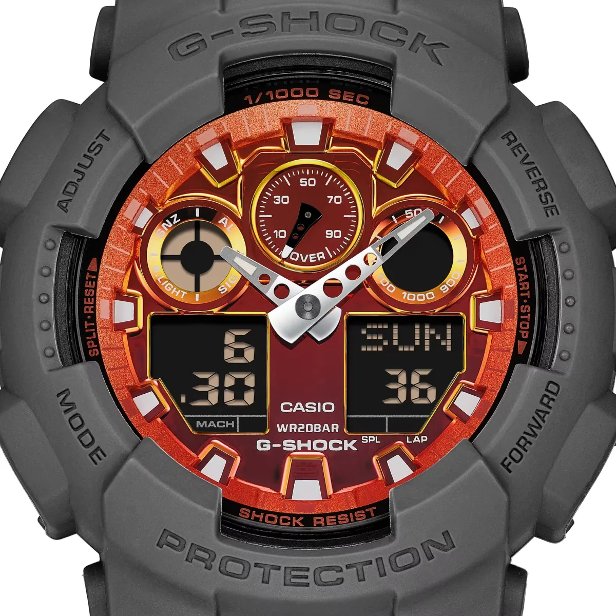 Наручные часы  Casio  G-Shock Casio GA-100FL-8A (фото 3)