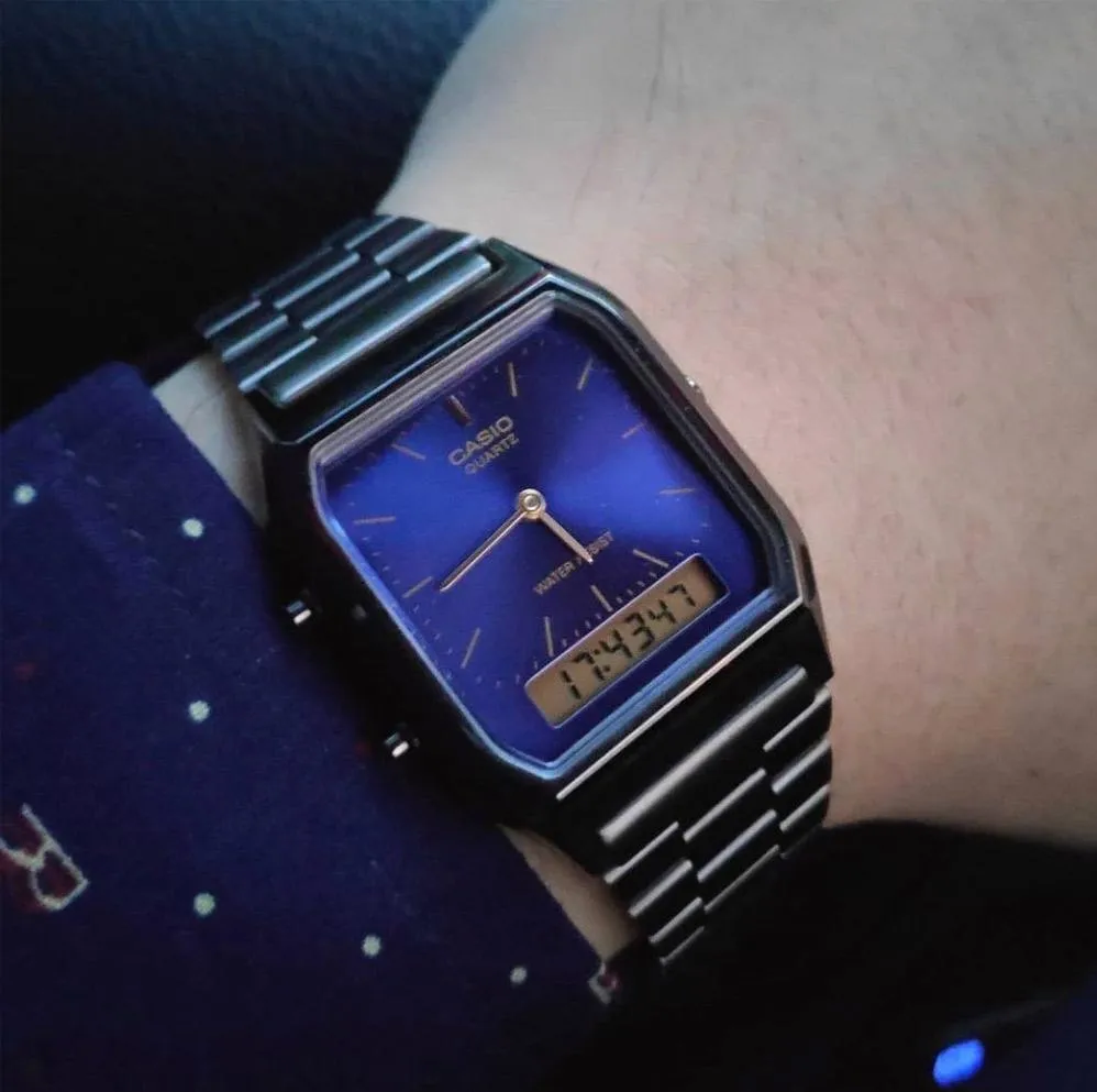 Наручные часы  Casio  Vintage Casio AQ-230GG-2A (фото 8)