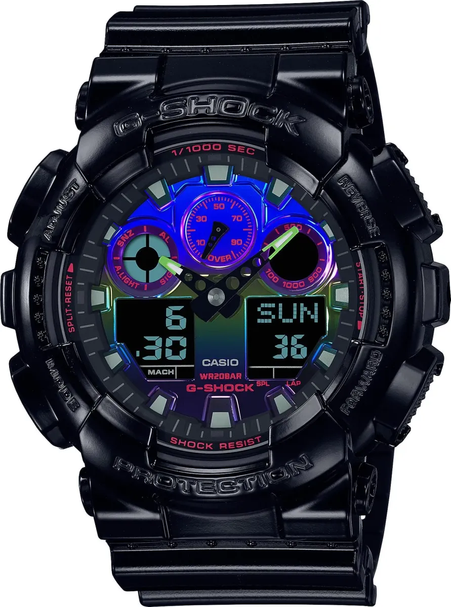 Наручные часы  Casio  G-Shock Casio GA-100RGB-1A (фото 1)