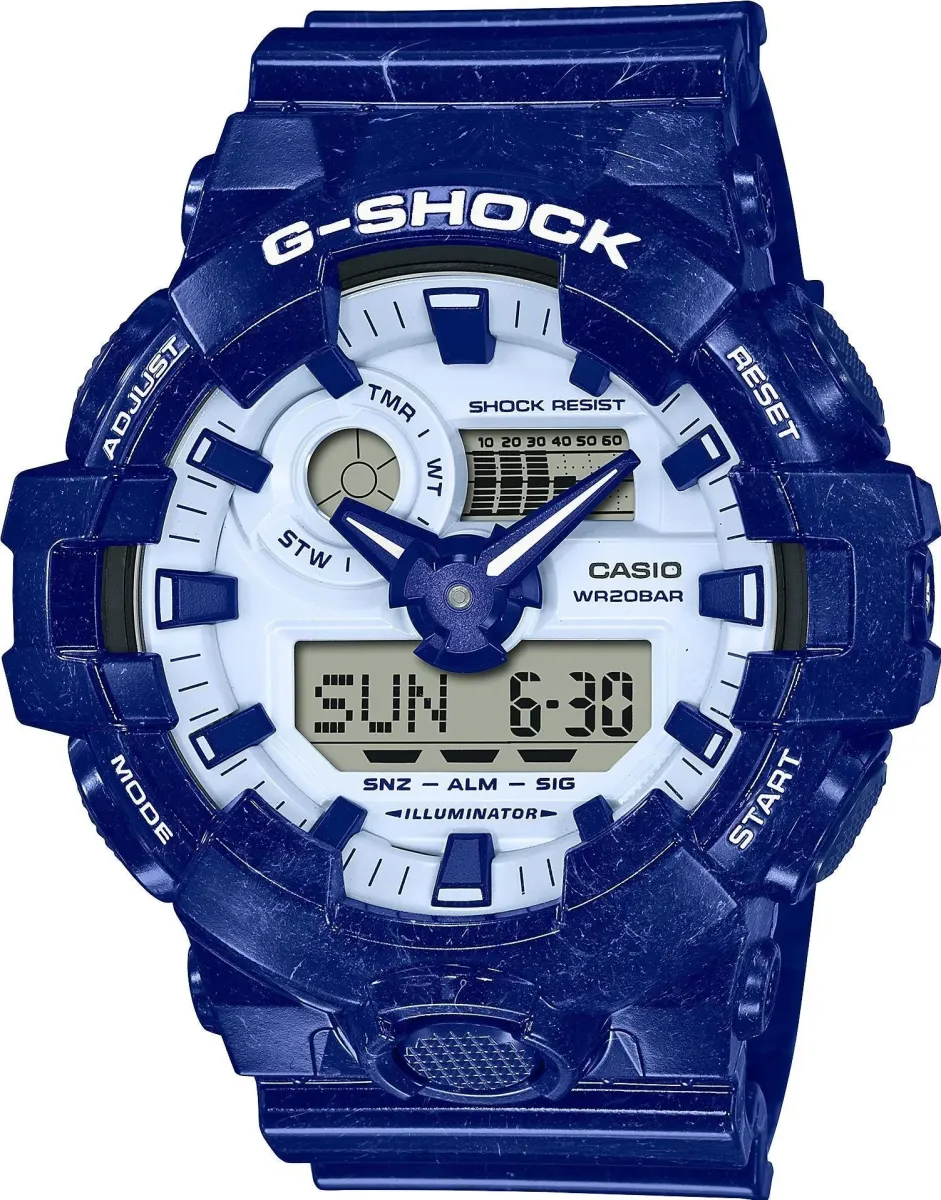 Наручные часы  Casio  G-Shock Casio GA-700BWP-2A (фото 1)