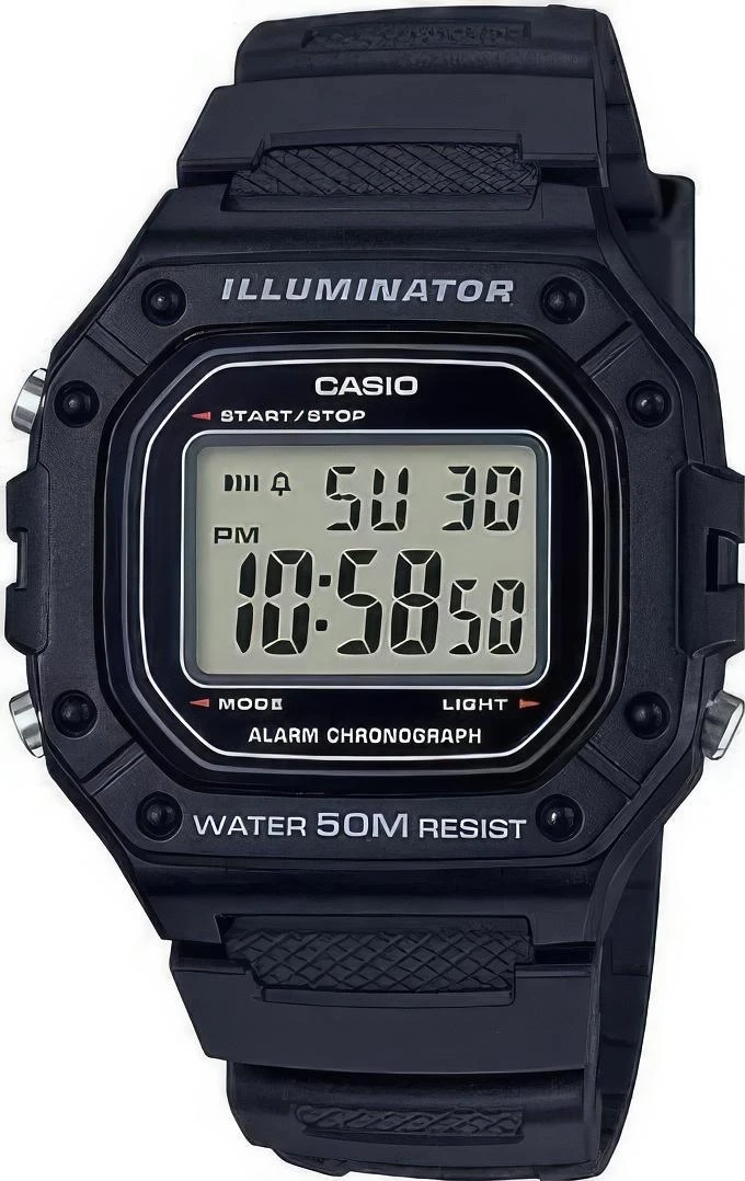 Наручные часы  Casio  Collection Casio W-218H-1A (фото 1)
