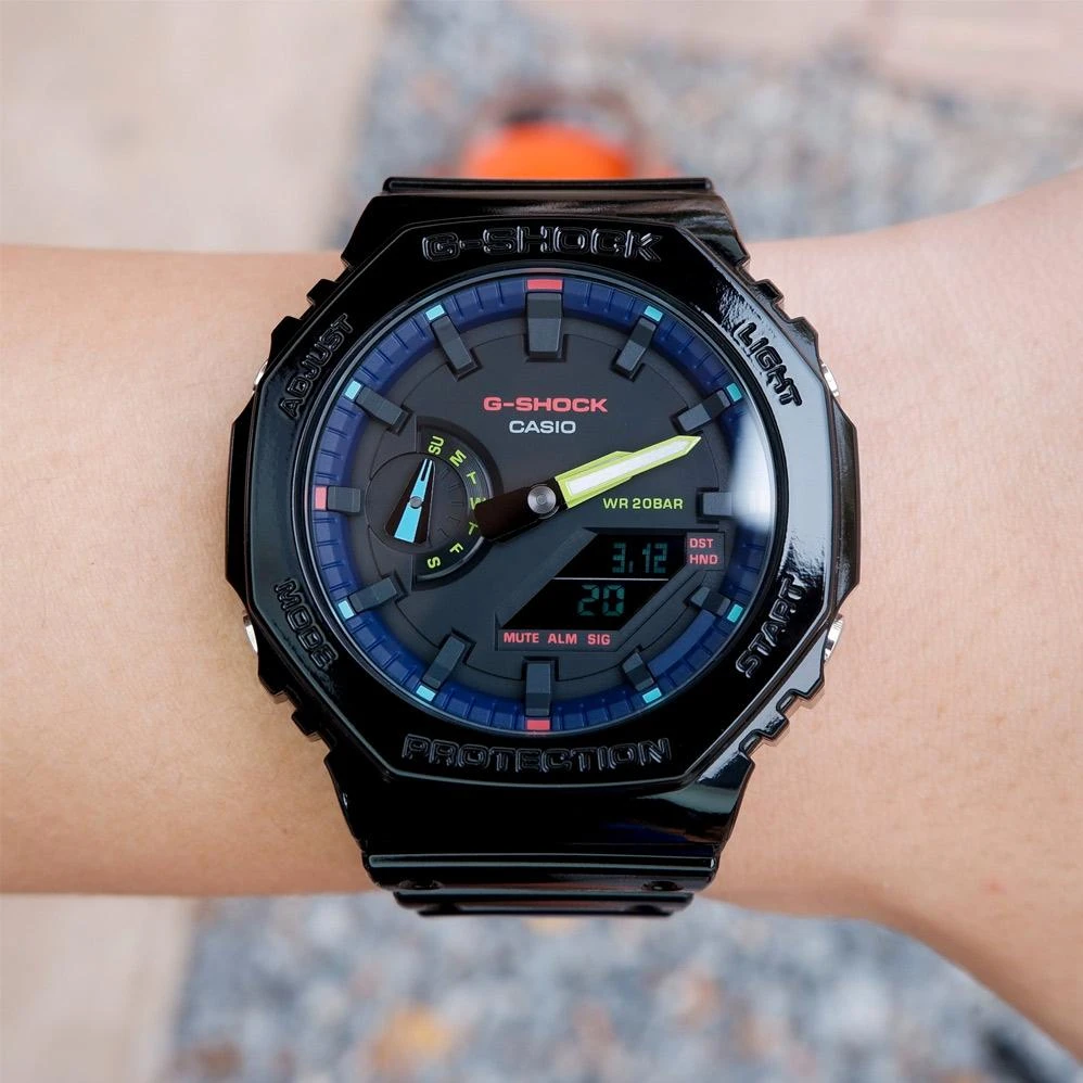 Наручные часы  Casio  G-Shock Casio GA-2100RGB-1A (фото 5)