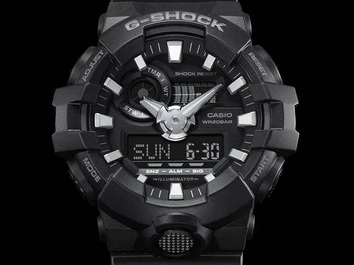 Наручные часы  Casio  G-Shock Casio GA-700-1B (фото 9)