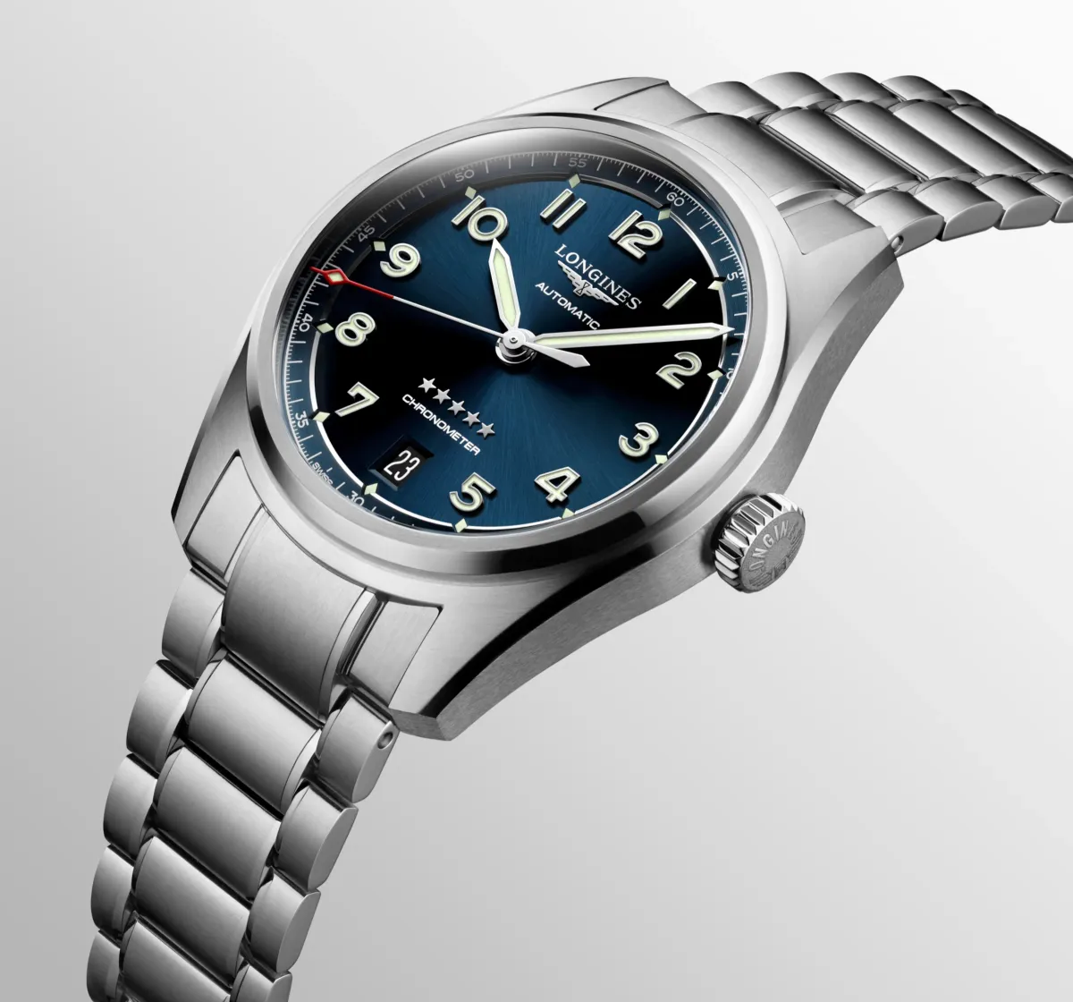 Наручные часы  Longines  Spirit Longines L3.410.4.93.6 (фото 5)