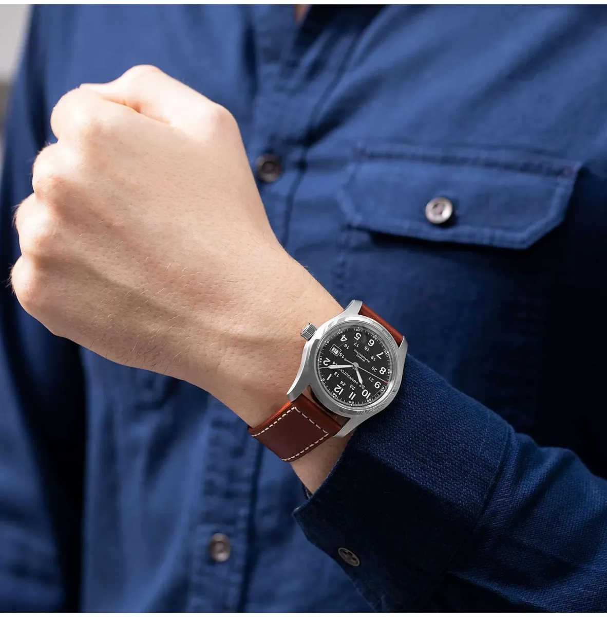 Наручные часы  Hamilton  Khaki Field Hamilton H70555533 (фото 4)
