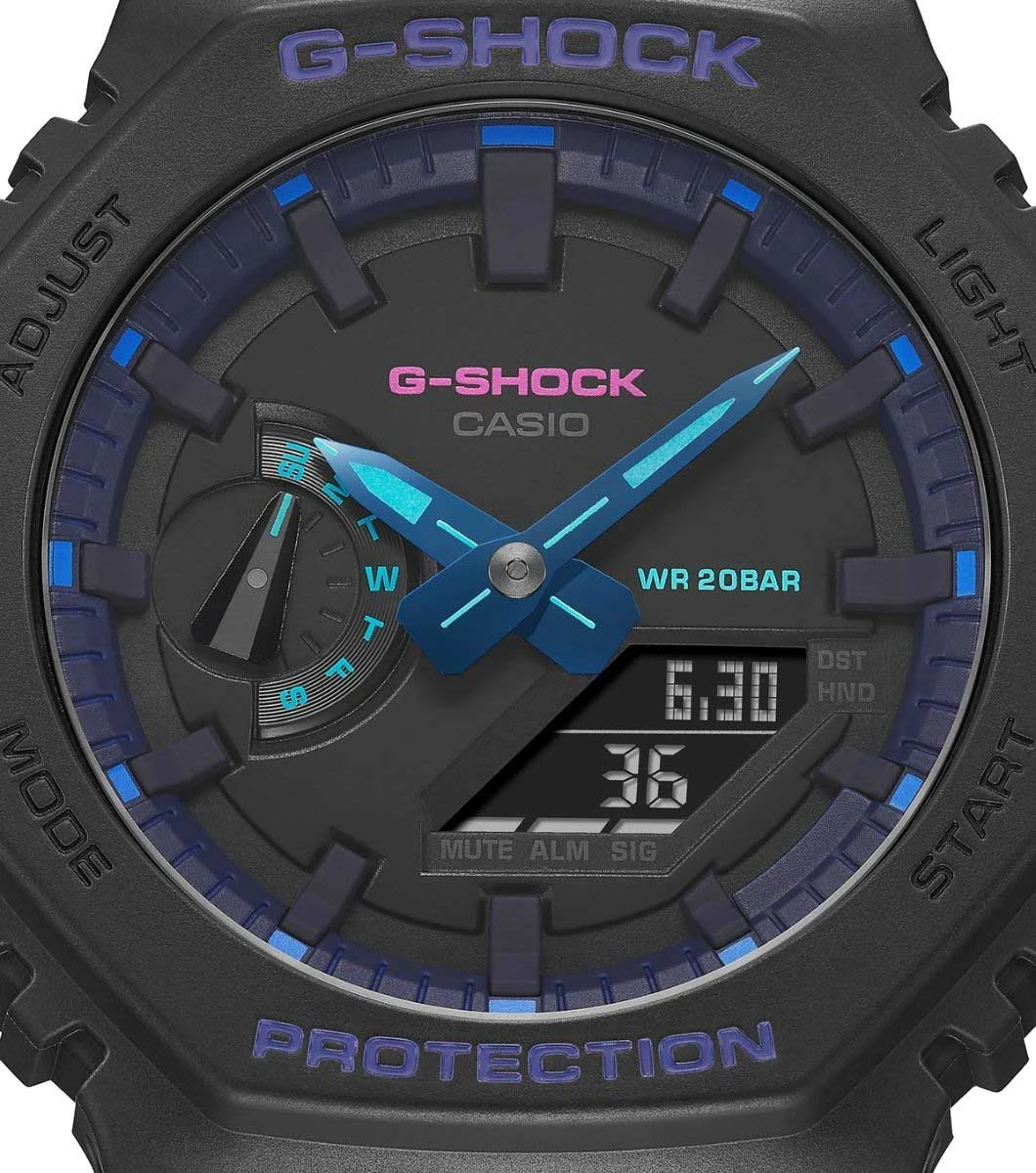 Часы  Casio  G-Shock Casio GA-2100VB-1A (фото 7)
