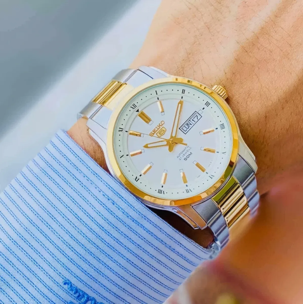 Наручные часы  Seiko  Seiko 5 Seiko SNKP14K1 (фото 5)