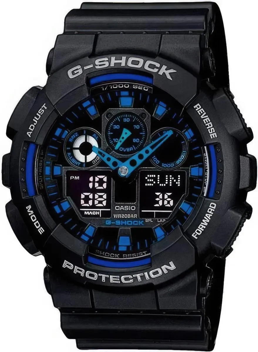 Наручные часы  Casio  G-Shock Casio GA-100-1A2 (фото 1)