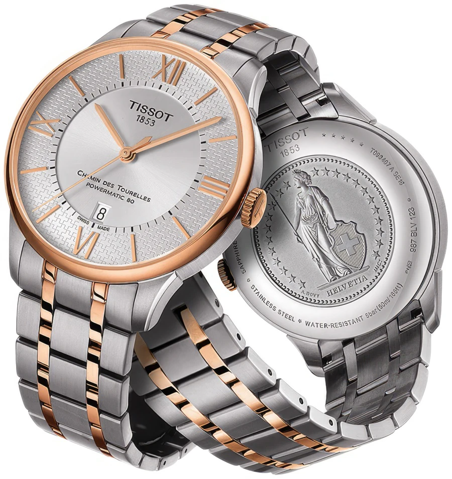 Часы  Tissot  Chemin Des Tourelles Tissot T099.207.22.118.01 (фото 9)