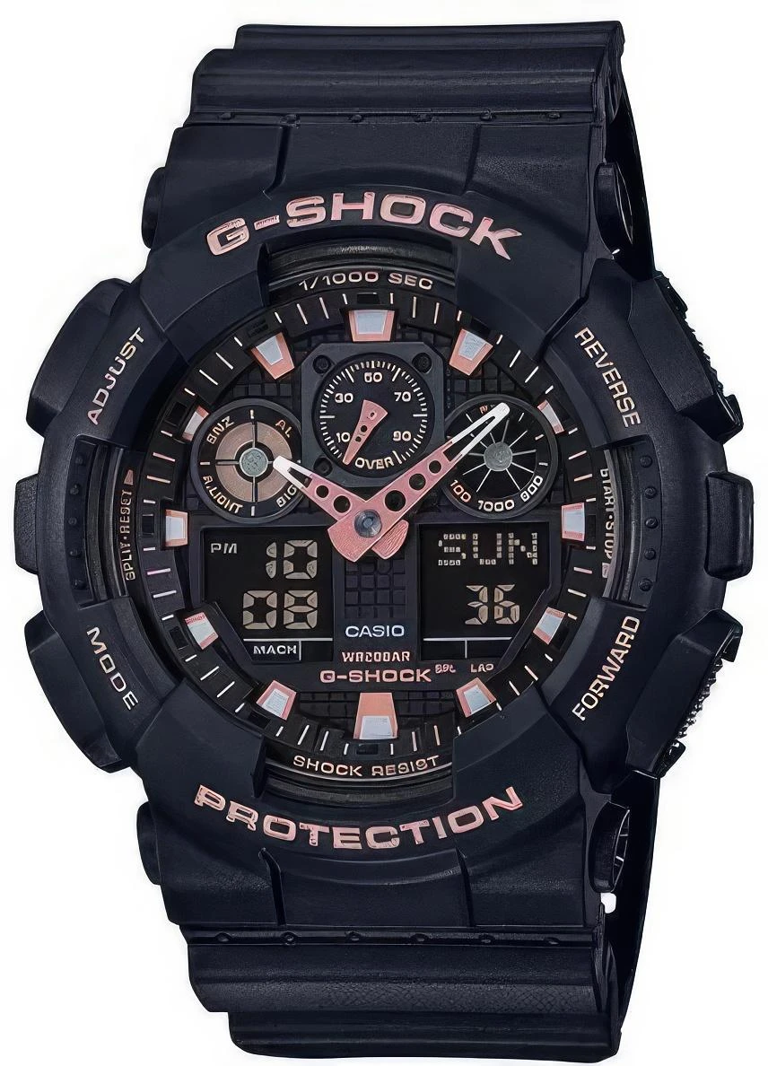 Наручные часы  Casio  G-Shock Casio GA-100GBX-1A4 (фото 1)