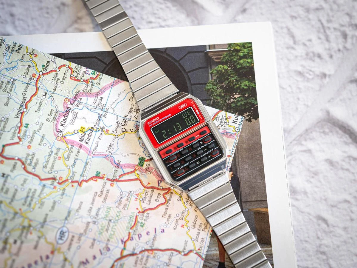 Наручные часы  Casio  Vintage Casio CA-500WE-4B (фото 6)