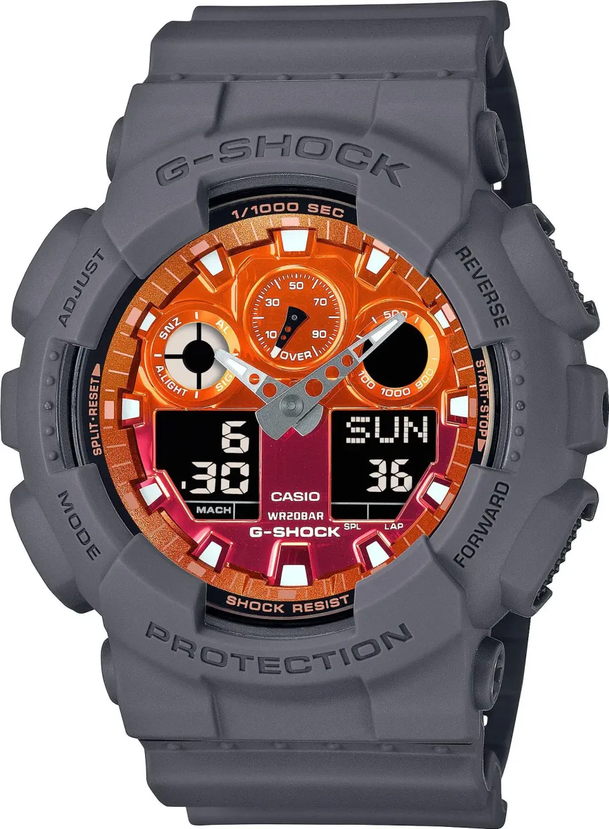 Наручные часы  Casio  G-Shock Casio GA-100FL-8A (фото 1)