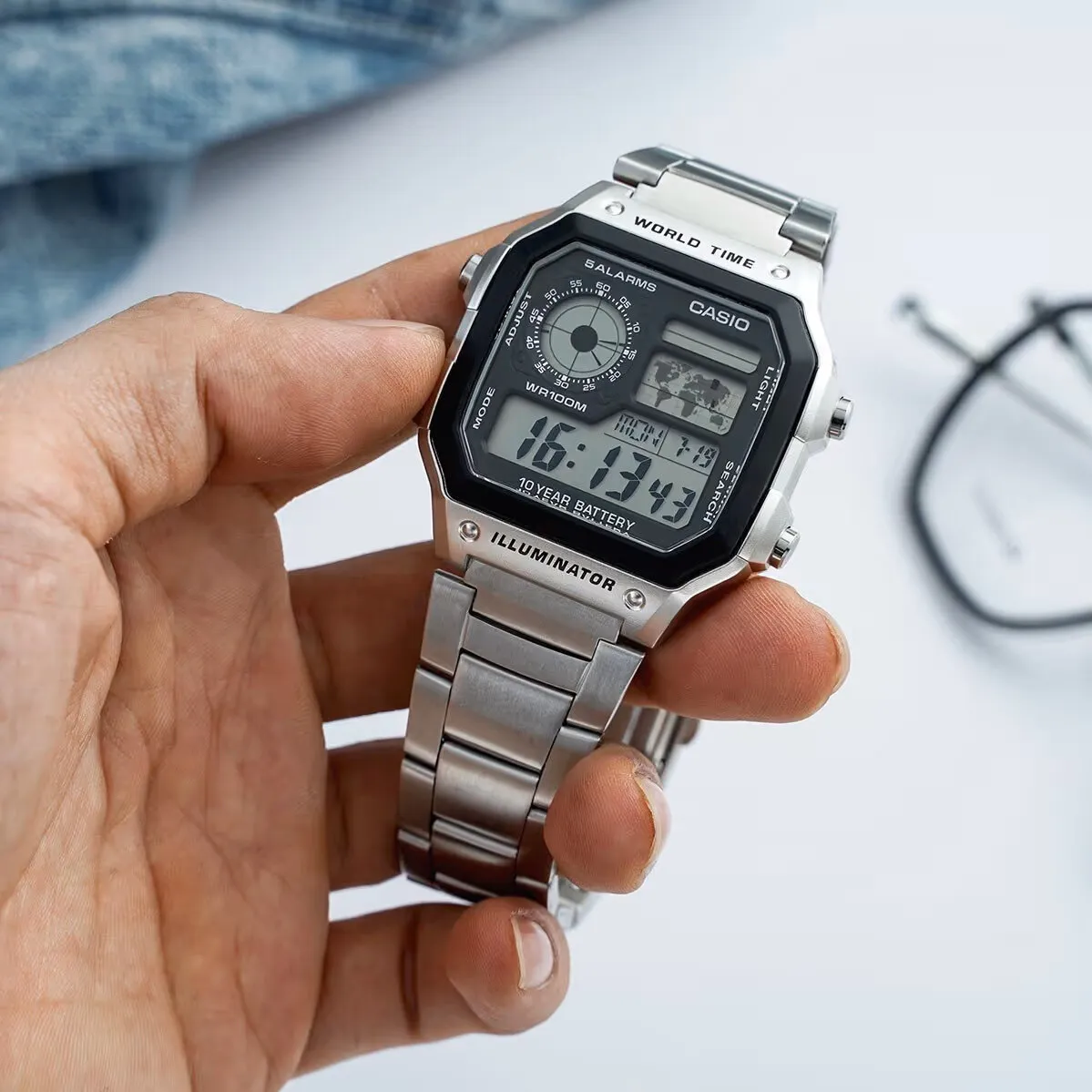 Наручные часы  Casio  Collection Casio AE-1200WHD-1A (фото 13)