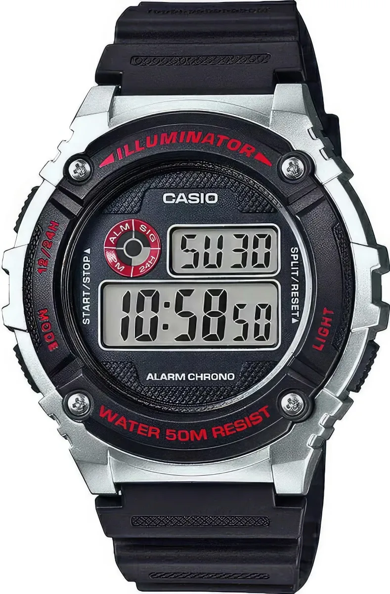 Наручные часы  Casio  Collection Casio W-216H-1C (фото 1)