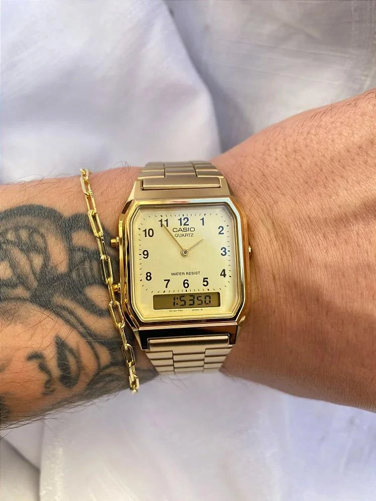 Наручные часы  Casio  Vintage Casio AQ-230GA-9B (фото 4)