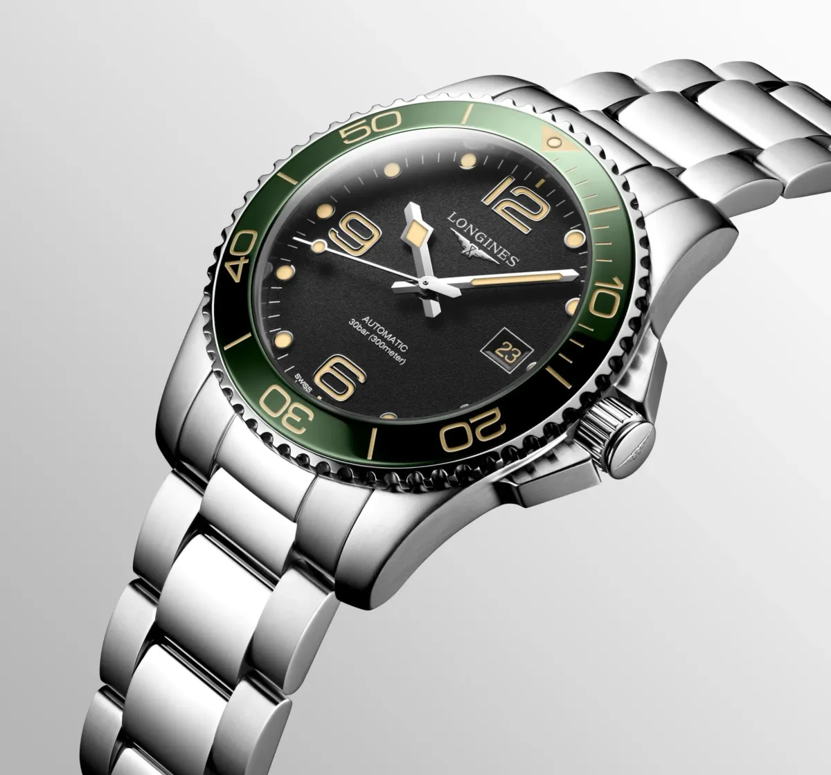 Наручные часы  Longines  HydroConquest Longines L3.781.4.05.6 (фото 10)