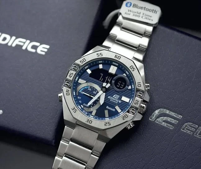 Часы  Casio  Edifice Casio ECB-10D-2A (фото 7)