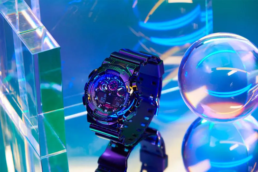 Наручные часы  Casio  G-Shock Casio GA-100RGB-1A (фото 6)