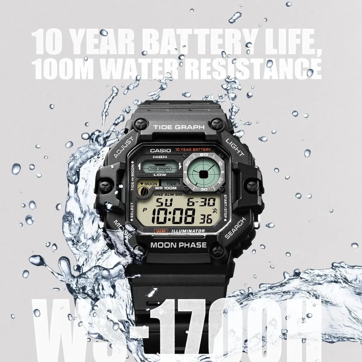 Часы  Casio  Sports Casio WS-1700H-1A (фото 4)