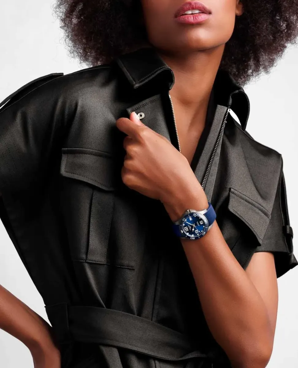 Наручные часы  Longines  HydroConquest Longines L3.780.4.96.9 (фото 6)