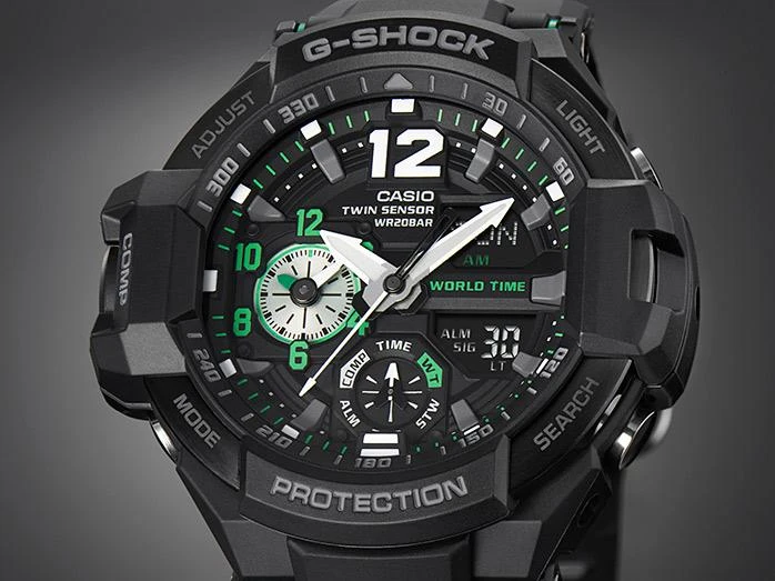 Наручные часы  Casio  G-Shock Casio GA-1100-1A3 (фото 11)