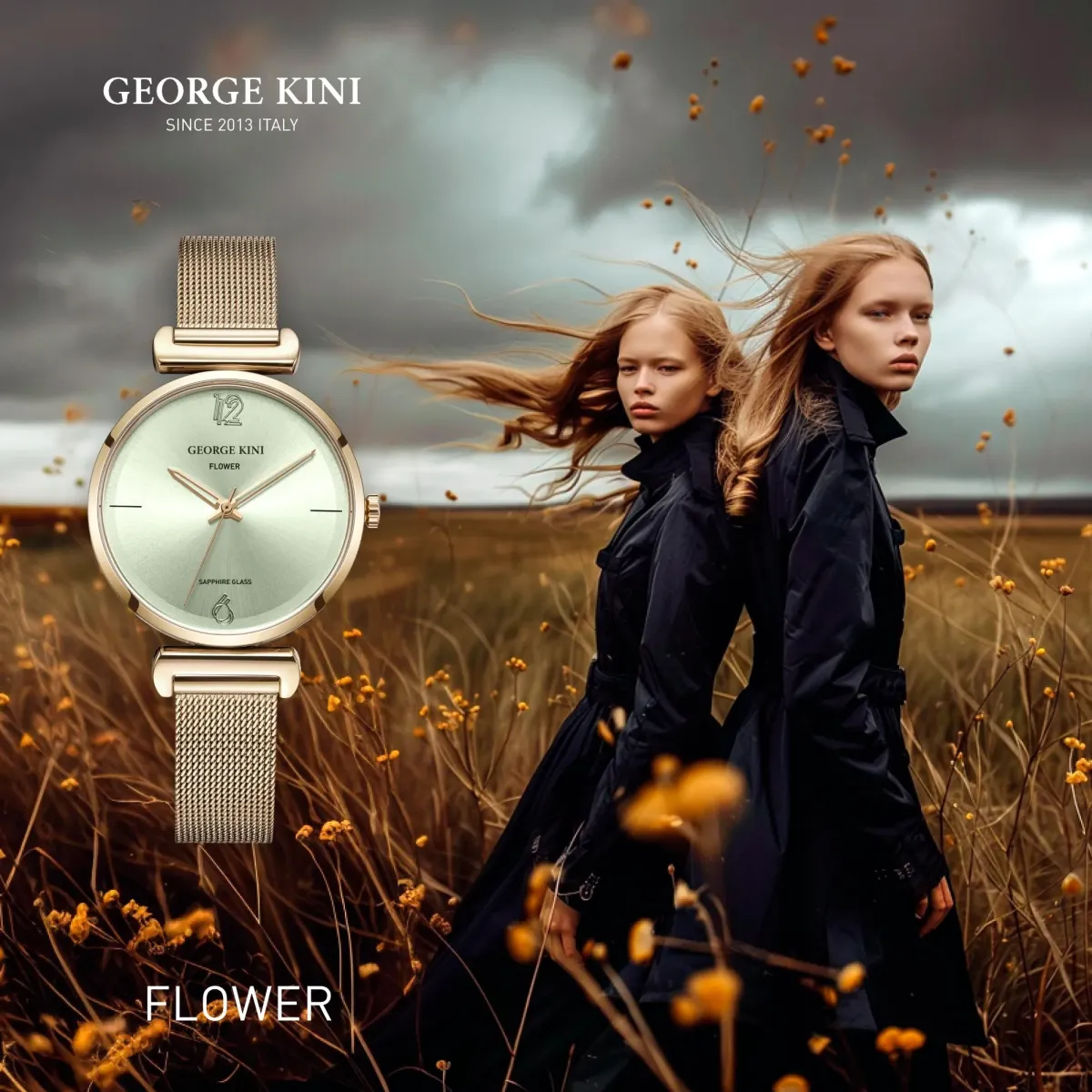 Наручные часы  George Kini  Flower George Kini GK.FL0004 (фото 3)