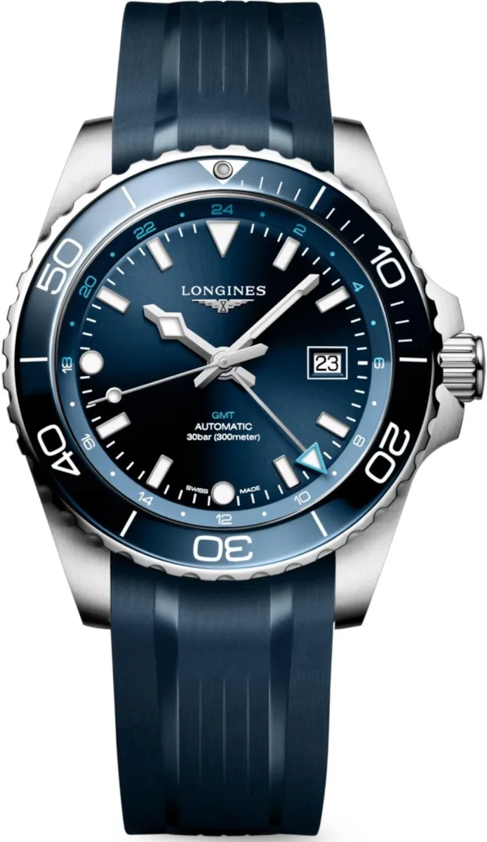 Наручные часы  Longines  HydroConquest GMT Longines L3.890.4.96.9 (фото 1)