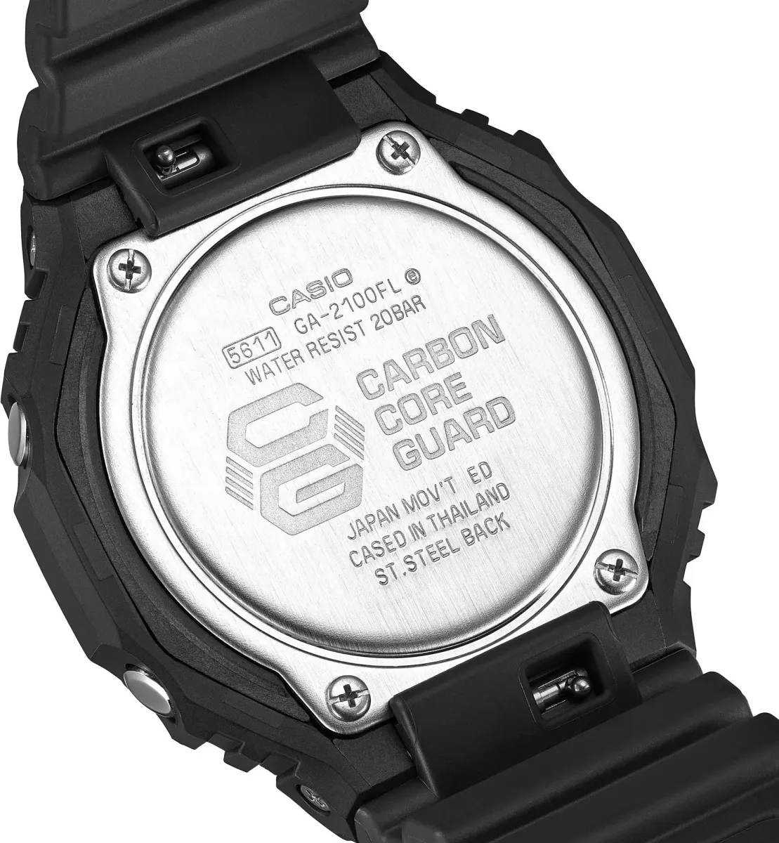 Часы  Casio  G-Shock Casio GA-2100FLS-8A2 (фото 7)