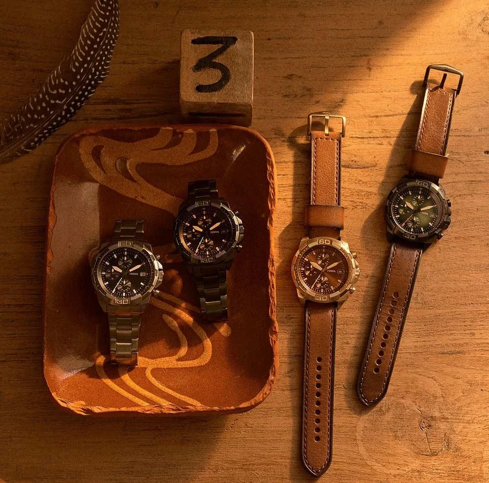 Наручные часы  Fossil  Bronson Chronograph Fossil FS5851 (фото 5)