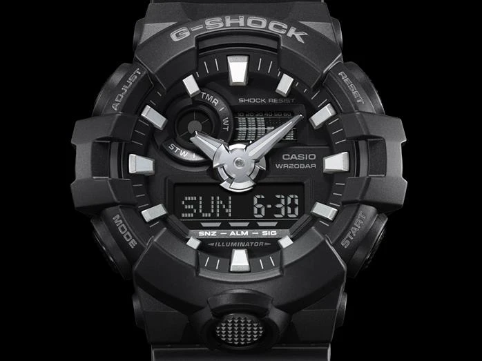 Наручные часы  Casio  G-Shock Casio GA-700-1B (фото 8)