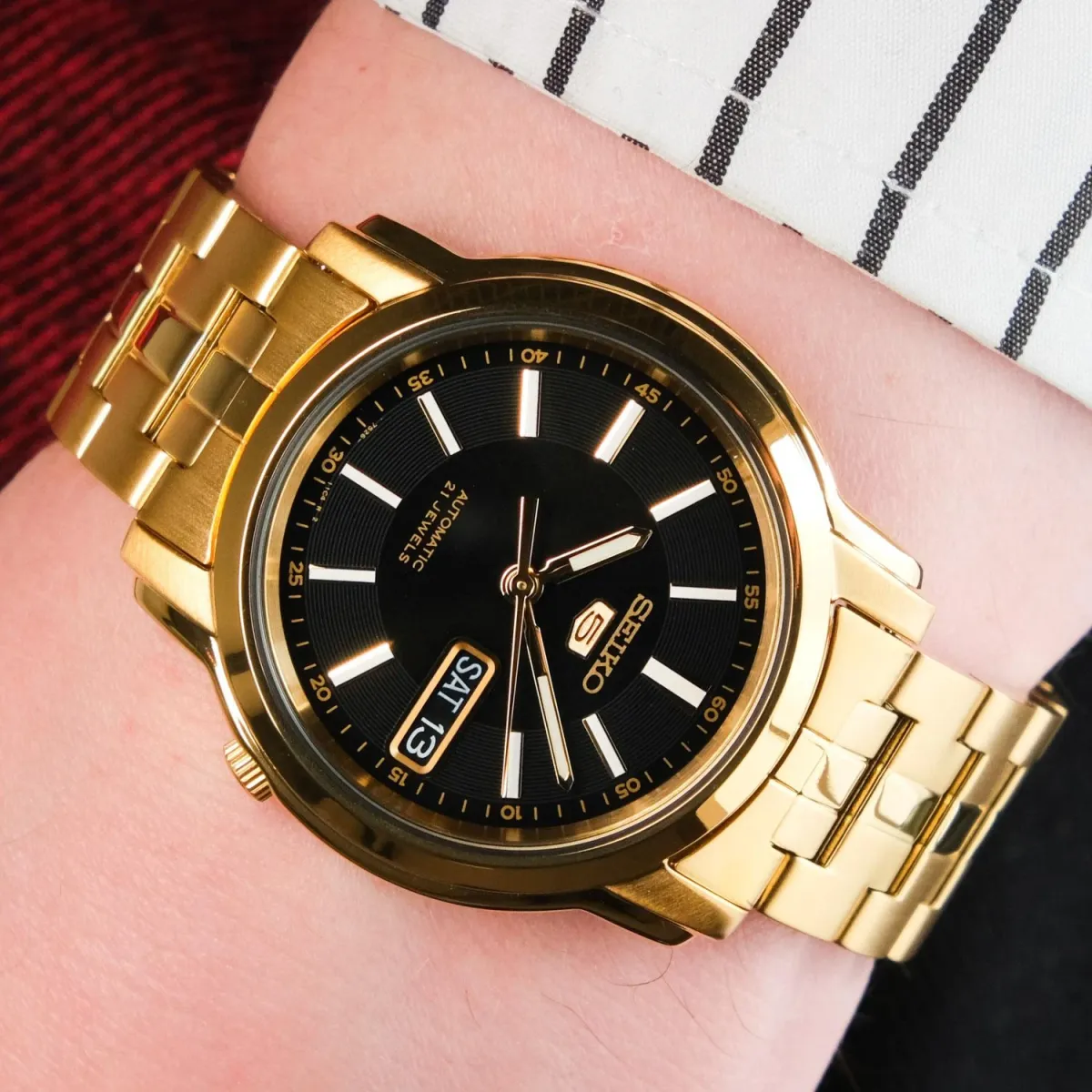 Наручные часы  Seiko  Seiko 5 Seiko SNKL88K1 (фото 4)