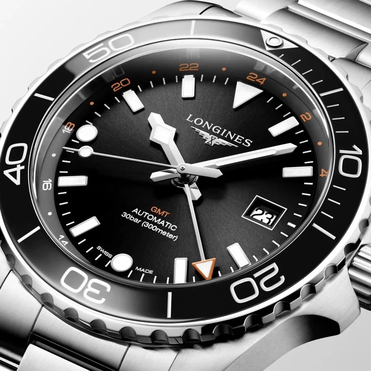 Наручные часы  Longines  HydroConquest GMT Longines L3.890.4.56.6 (фото 2)