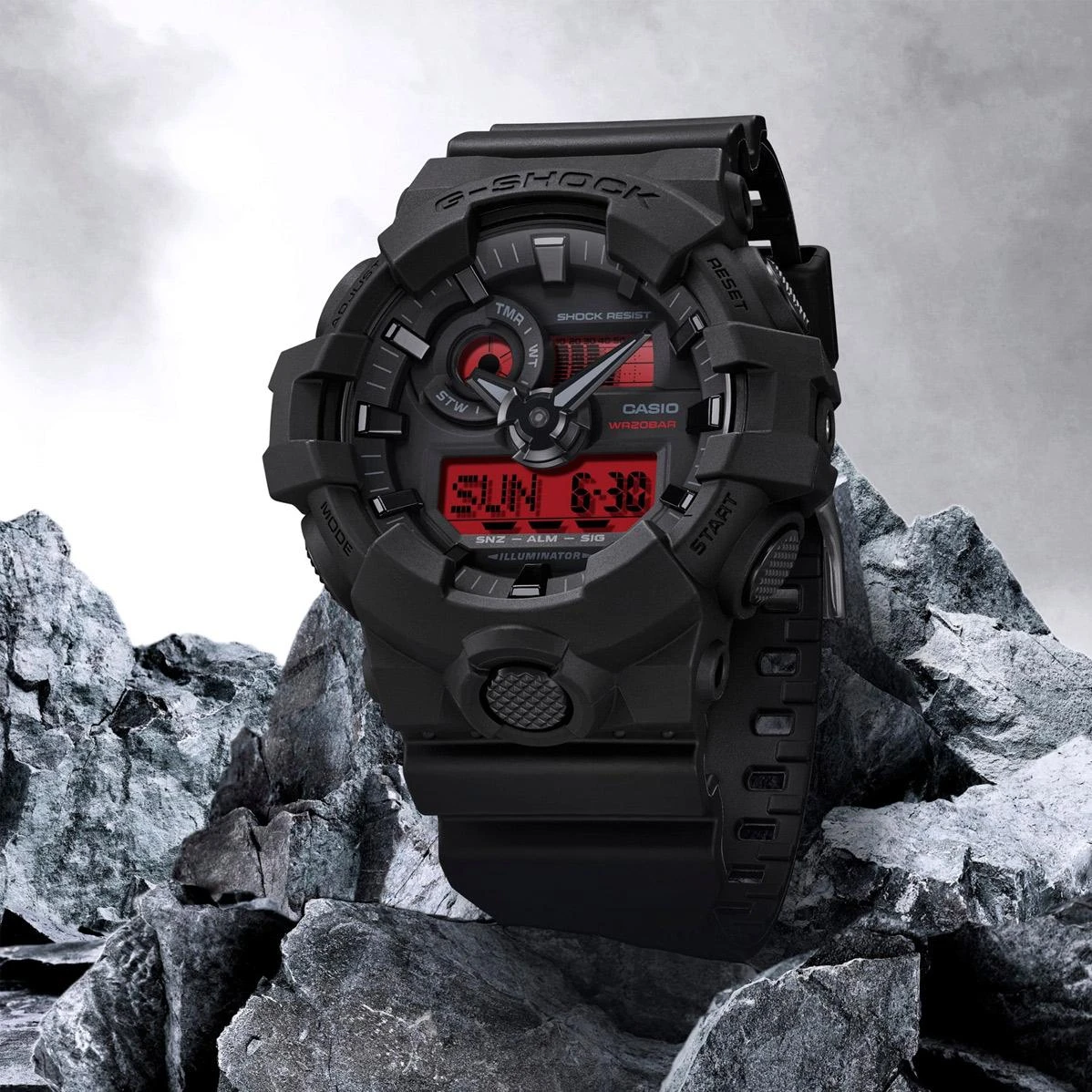 Наручные часы  Casio  G-Shock Casio GA-700BBR-1A (фото 4)