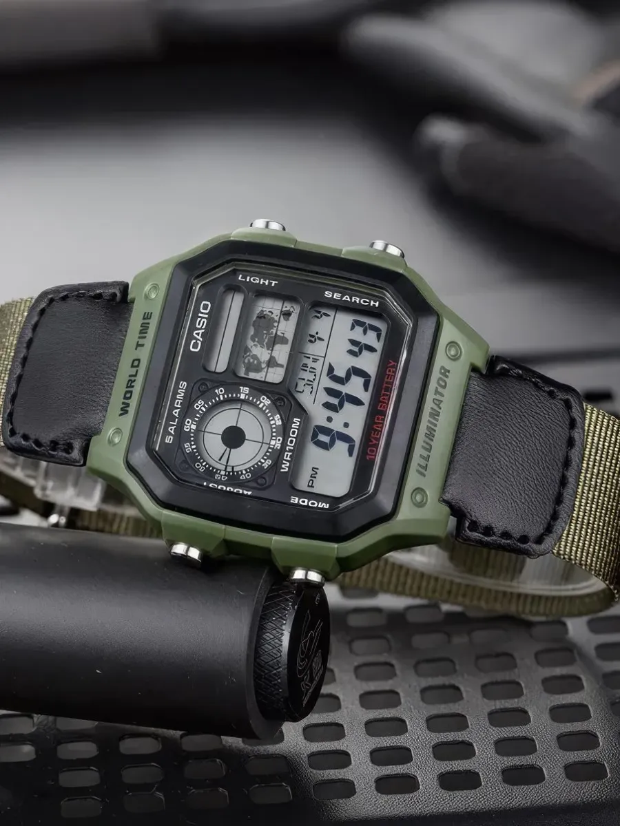 Наручные часы  Casio  Collection Casio AE-1200WHB-3B (фото 3)