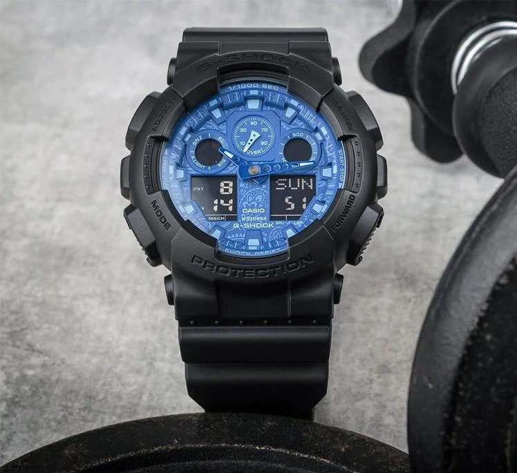 Часы  Casio  G-Shock Casio GA-100BP-1A (фото 6)