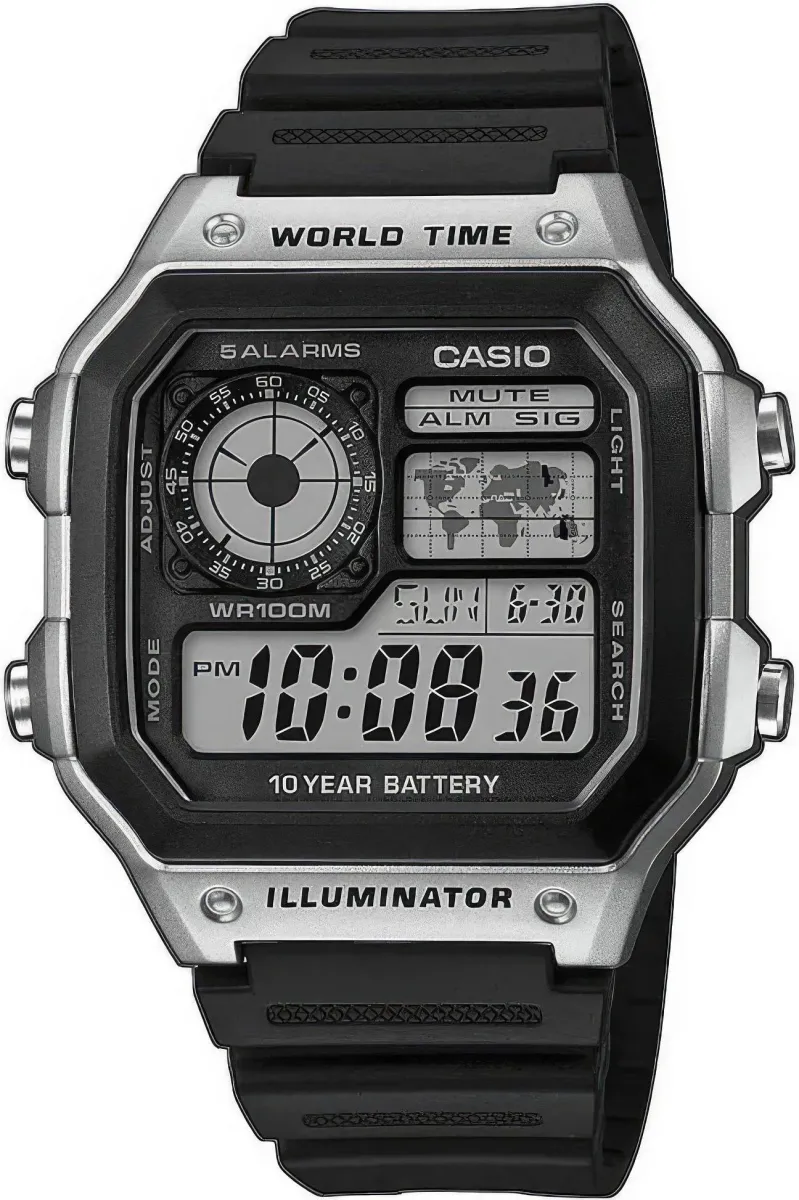 Наручные часы  Casio  Collection Casio AE-1200WH-1C (фото 1)