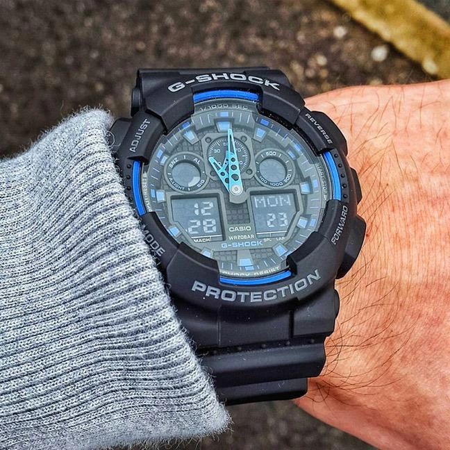 Наручные часы  Casio  G-Shock Casio GA-100-1A2 (фото 8)