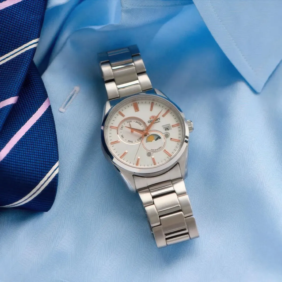 Наручные часы  Orient  Sun & Moon Classic Orient RN-AK0301S (фото 3)