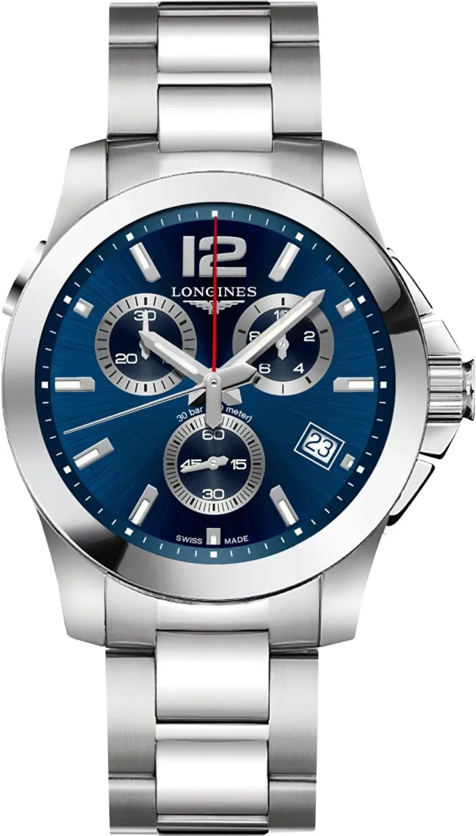 Наручные часы  Longines  Conquest Chronograph Longines L3.702.4.96.6 (фото 1)