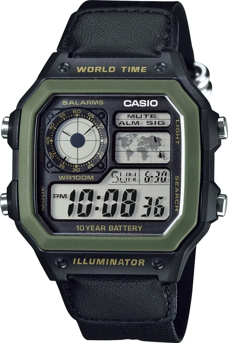 Наручные часы  Casio  Collection Casio AE-1200WHB-1B (фото 1)