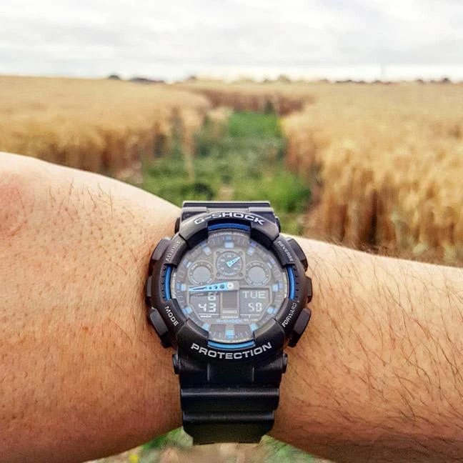 Наручные часы  Casio  G-Shock Casio GA-100-1A2 (фото 7)