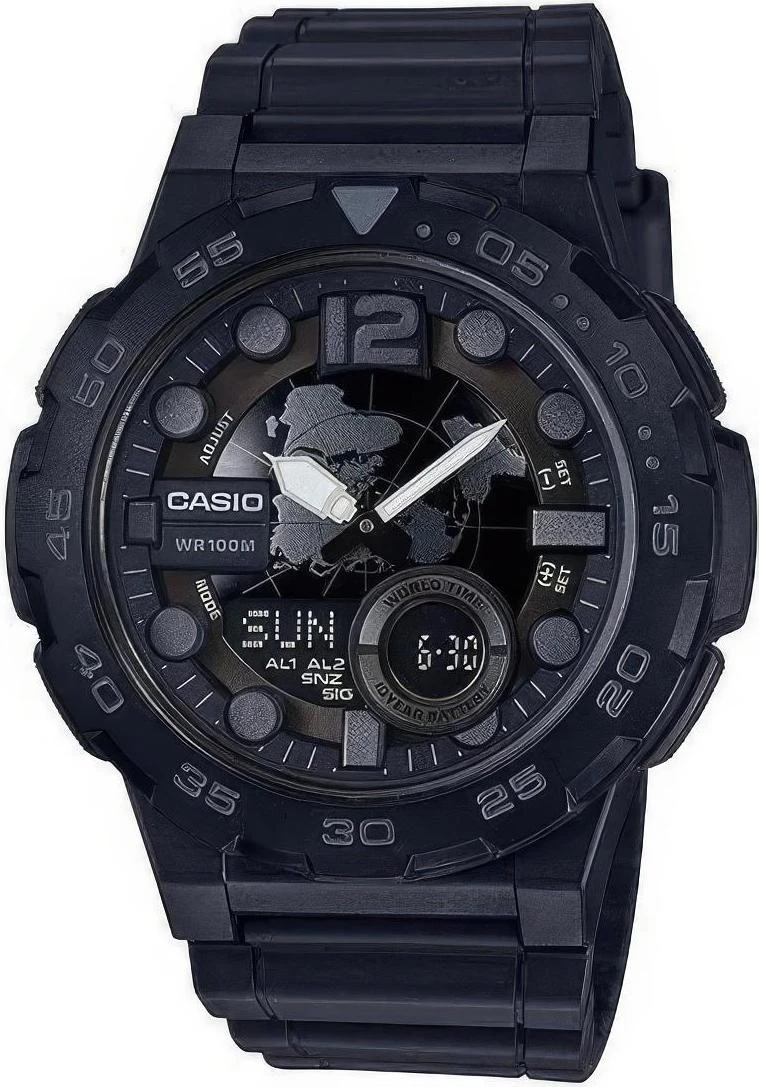 Наручные часы  Casio  Collection Casio AEQ-100W-1B (фото 1)